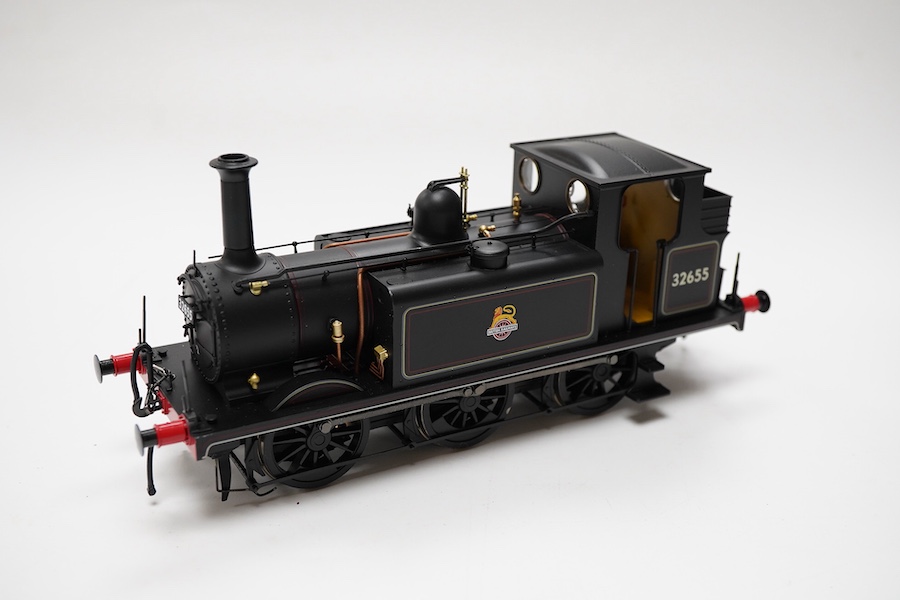A boxed Dapol 0 gauge BR Terrier class A1X 0-6-0T locomotive, 32655, in black livery